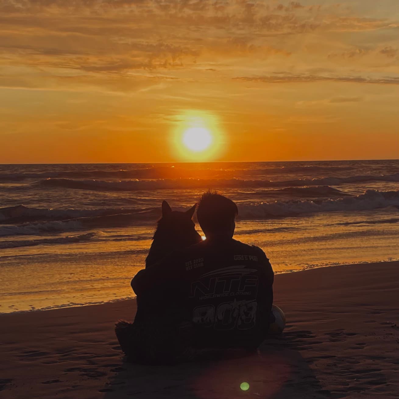 with nena in a beach