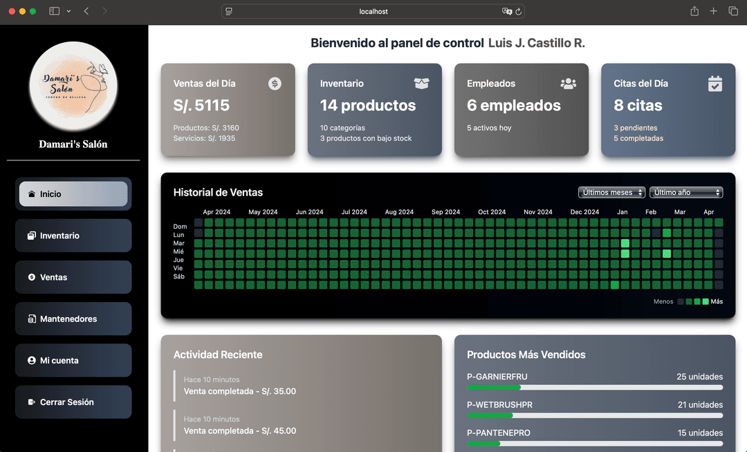 Damaris Salon - Home